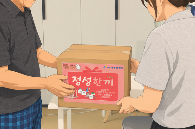 [김해시푸드마켓] 정성한끼 지원사업에 대해 안내드려요!