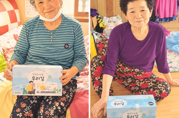[응급안전안심서비스 - 풍성한 추석 !!!  홀로계신 어르신 선물 전달]