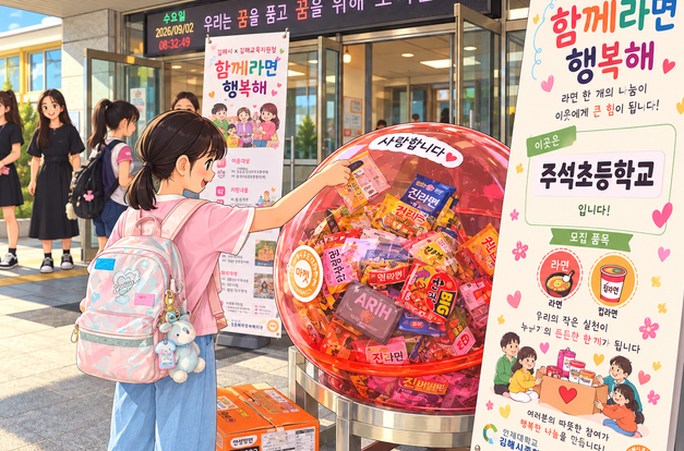 [김해시푸드마켓] 김해시 초등학교 7개교와 함께한 「함께라면 행복해」